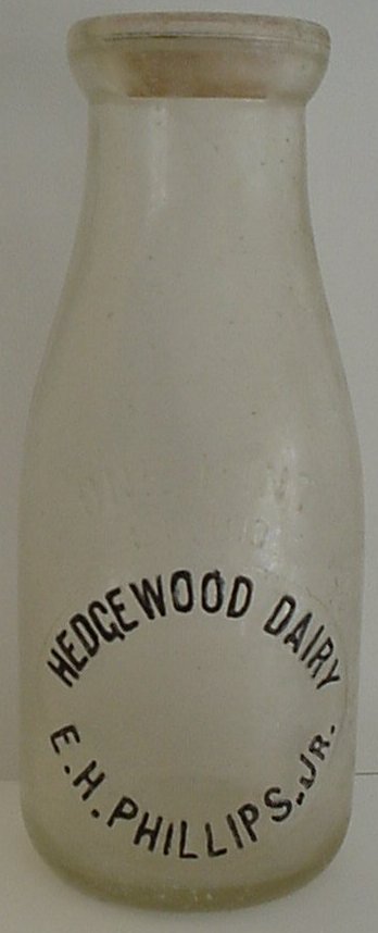 E. H. Phillips, Jr. - Hedgewood Dairy - Cape May - Pint